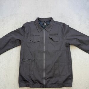 Primitive x Demon Slayer x Tanjiro Utility Jacket Mens Medium Black Streetwear
